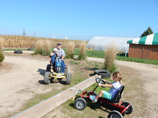 Swan's Pumpkin Farm in Racine County - Pedal Carts